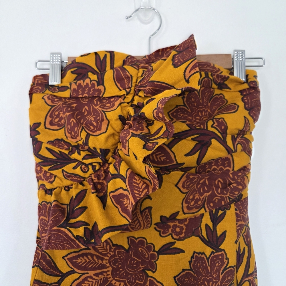 Sézane Strapless midi dress - Picture 4 of 12